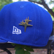 Zinc Alloy Star-Shaped Pin for Clothing and Hats Silver Small