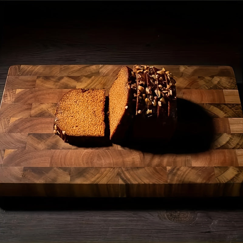 Acacia Wooden Cutting Board for Chopping Serving Cheese Meat Bread Vegetables