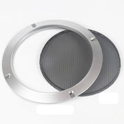 Black Mesh Speaker Grille 5.08cm to 25.4cm Durable Metal Enclosure