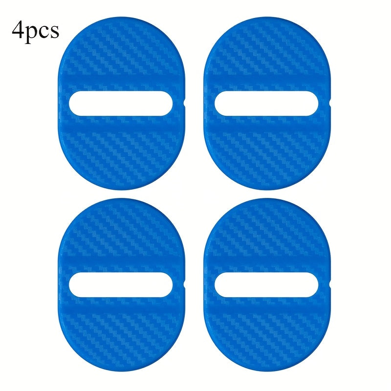 Universal Car Door Lock Cover Set PVC Anti-Rust Plastic Door Protectors 4pcs