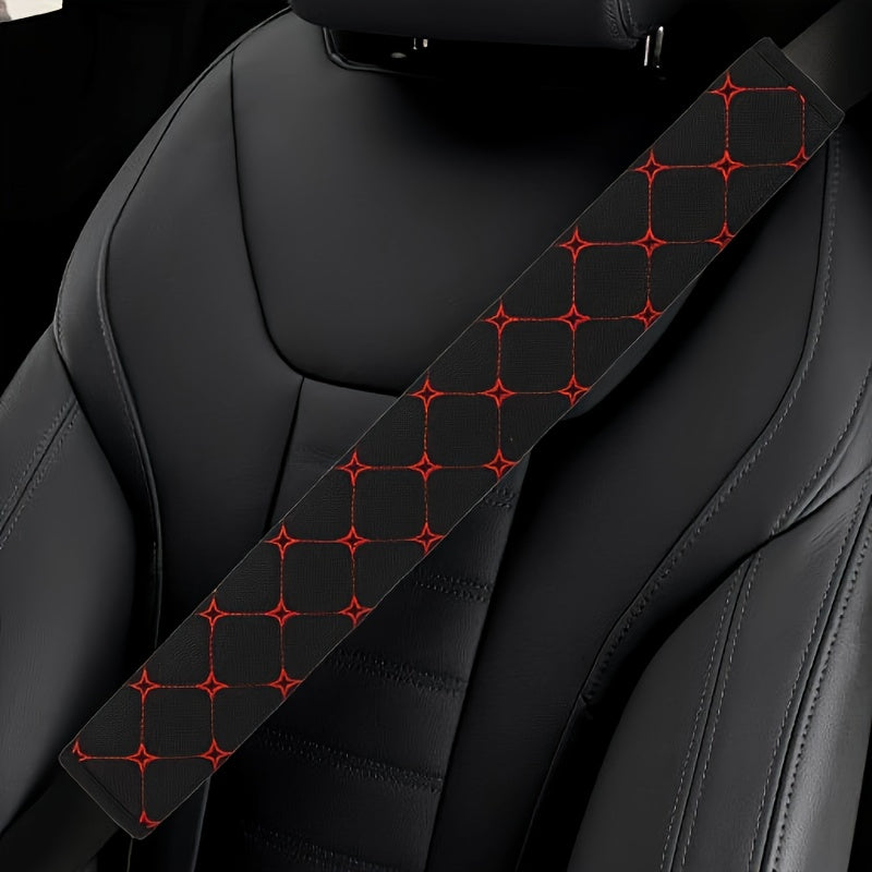 Universal Soft Fleece Seat Belt Shoulder Protector Wear-Resistant Breathable