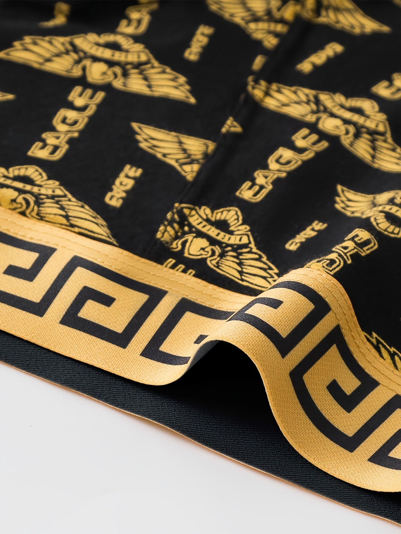 Set of 4 Men's Boxer Shorts Breathable Mid-Rise Comfortable Polyester Spandex