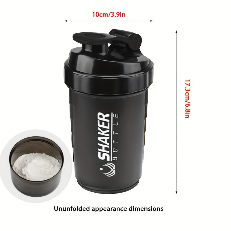 Portable Protein Shaker Cup Made from Durable PP Material for Gym and Outdoor Fitness