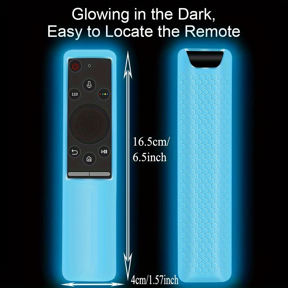 Funda protectora de silicona para el mando a distancia Samsung Smart TV BN59 Serie, funda a prueba de golpes y que brilla en la oscuridad