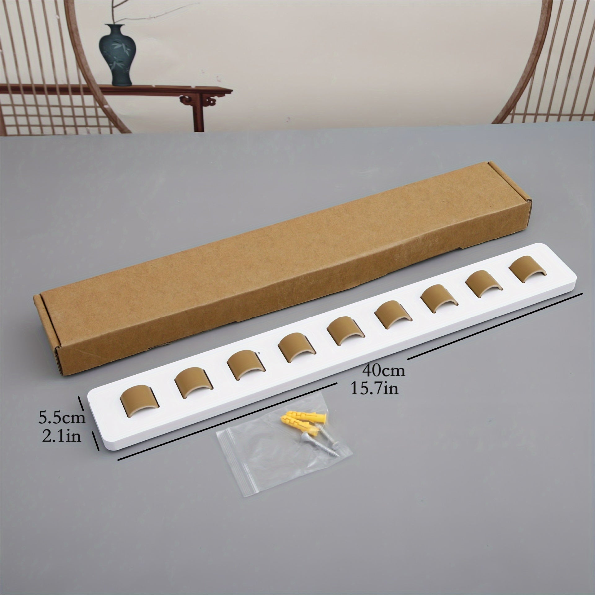 Közoynagingizni zamonaviy rustik yog'och tashkilotchisi bilan uslubda tartibga soling - 9 ta ko'zoynak uchun devorga o'rnatiladigan saqlash tokchasi. Uyingizning dekoratsiyasi uchun mukammal.