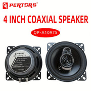 10.16 cm 280W 3-Way Car Coaxial Speaker with Touchpad Control Hi-Res Audio Flush Mount Stereo