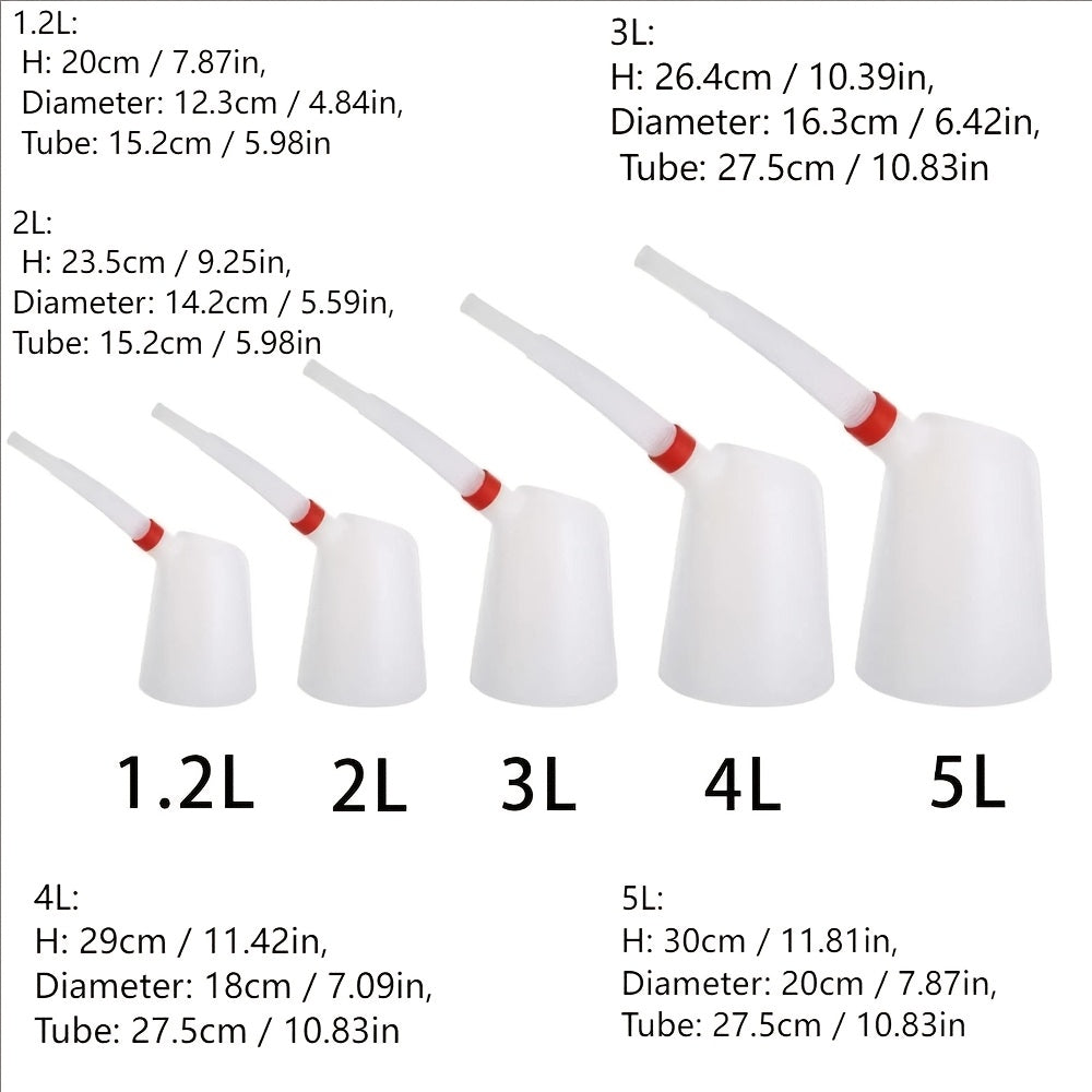 Universal Oil Measuring Jug 1.2-5L with Pouring Spout for Cars and Motorcycles