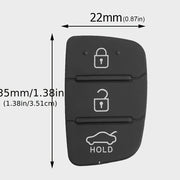 Universal Silicone Remote Key Fob Cover for 3-Button Flip Key Control