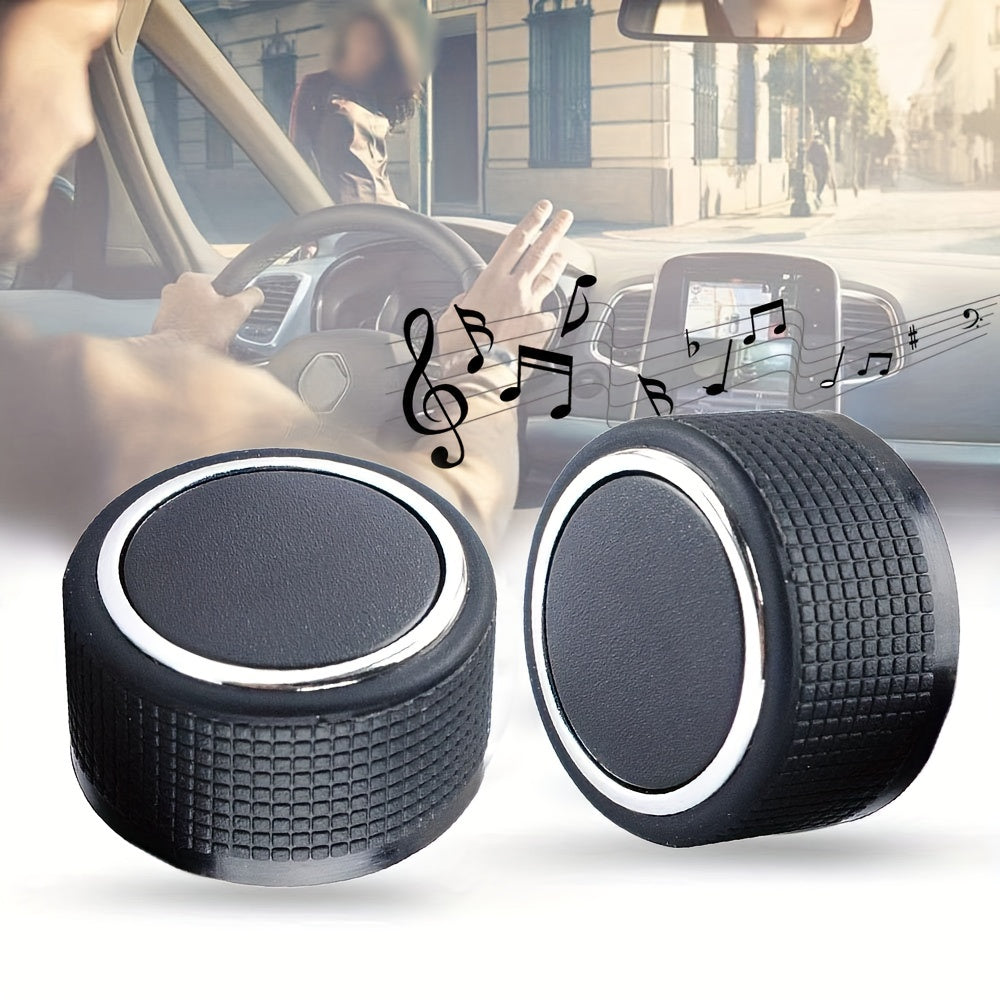 Rear Control Knob Replacement for SUV Volume Adjustment Silver 1 Pack
