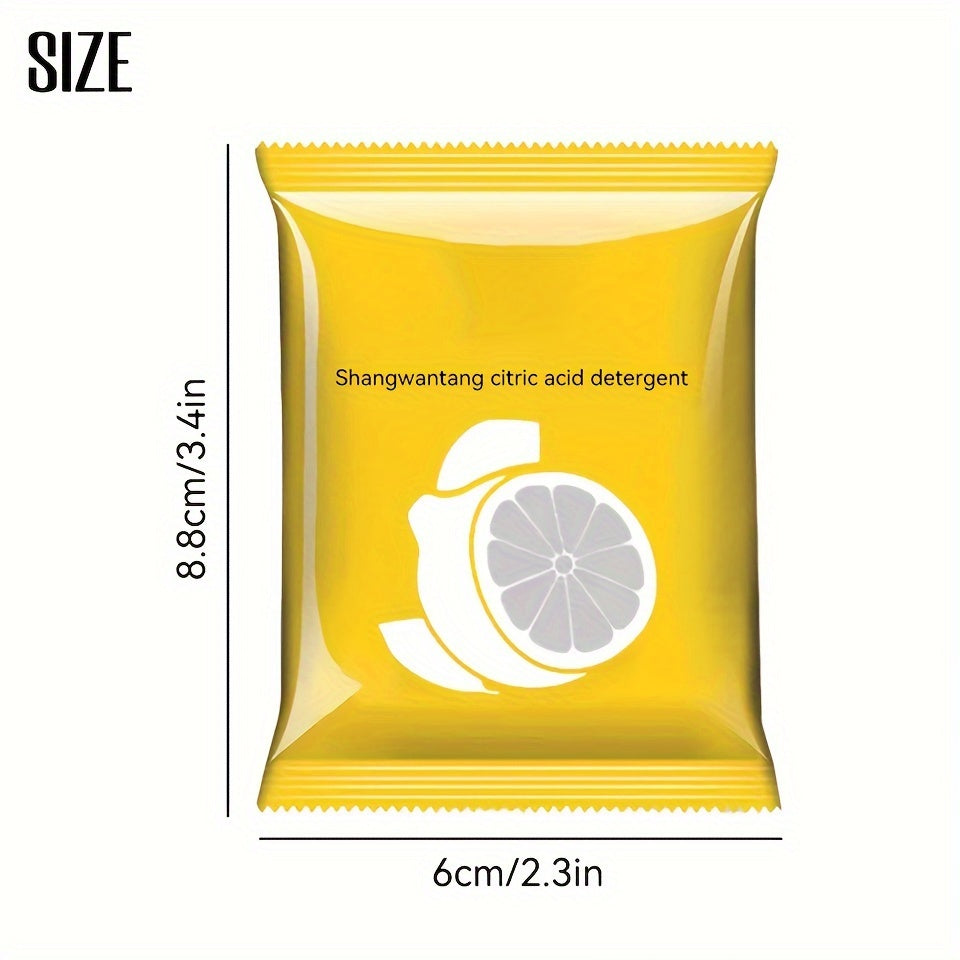 Paquete de 120 unidades de polvo limpiador de acero inoxidable de 10g, desengrasante de uso intensivo, no tóxico