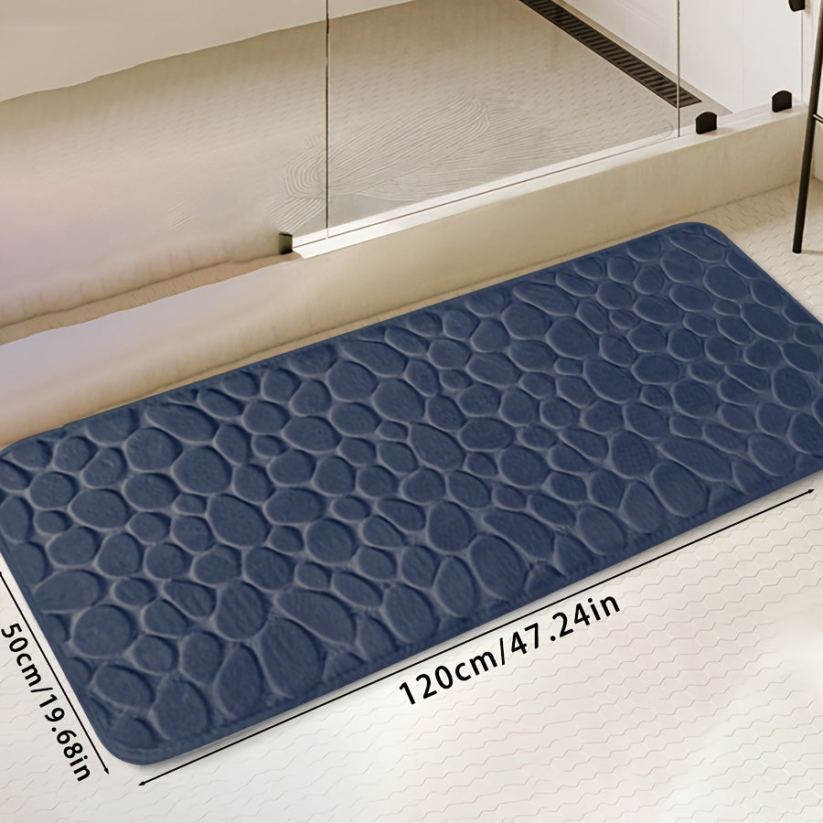 Zarif tosh naqshli poliester hammom matosi, yuqori zichlikdagi ko'pik, sirpanmaydigan to'qima dizayni. Hammom, dush, hammom bezaklari uchun juda singdiruvchi va yumshoq qulaylik.