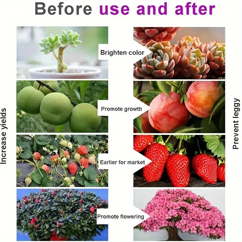 USB quvvatlangan LED o'simlik o'sish chiroq lentasi sukulentlar, gullar va ko'chatlar uchun ideal. Issiqxonalarga, gidroponikaga va ichki bog'dorchilikka mos keladi. Suvga chidamli emas.