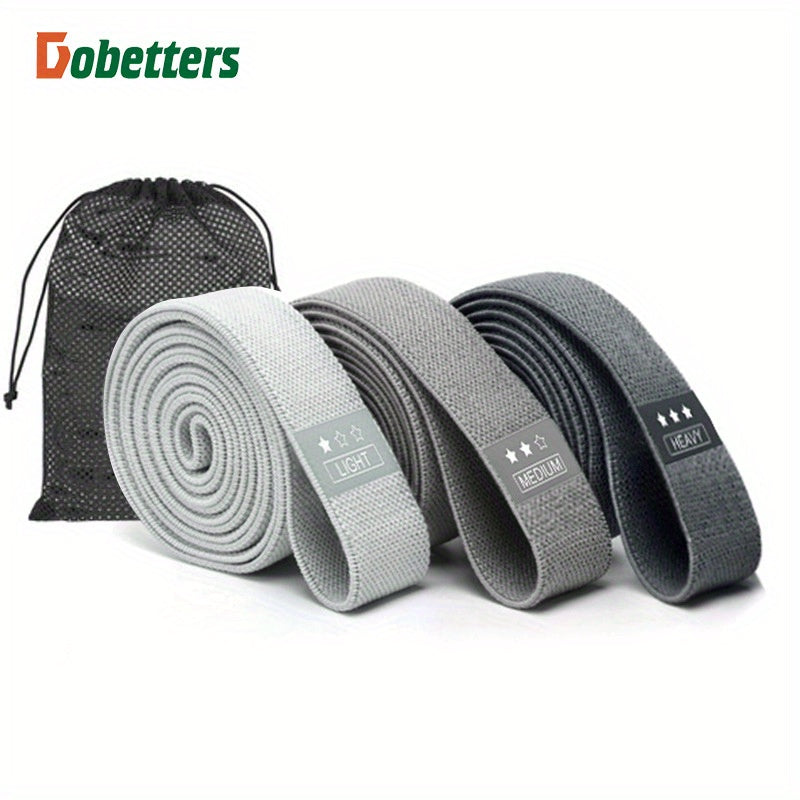 Knit Resistance Band for Strength Training Yoga Fitness 4cm Elastic Stretch Belt