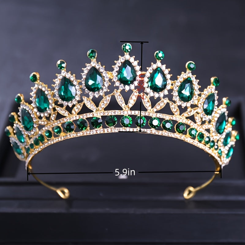 Sparkling Tiaras and Crowns for Brides and Princesses, Silver, Adjustable