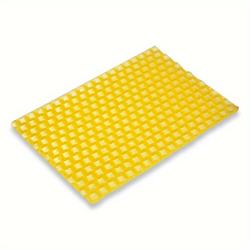 10 láminas de cera de abejas natural para colmenas, para apicultura, fabricación de velas y encerado de suelos