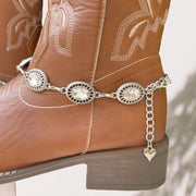 Unisex Silver Metal Shoe Chains, DIY Decor for Shoes and Boots