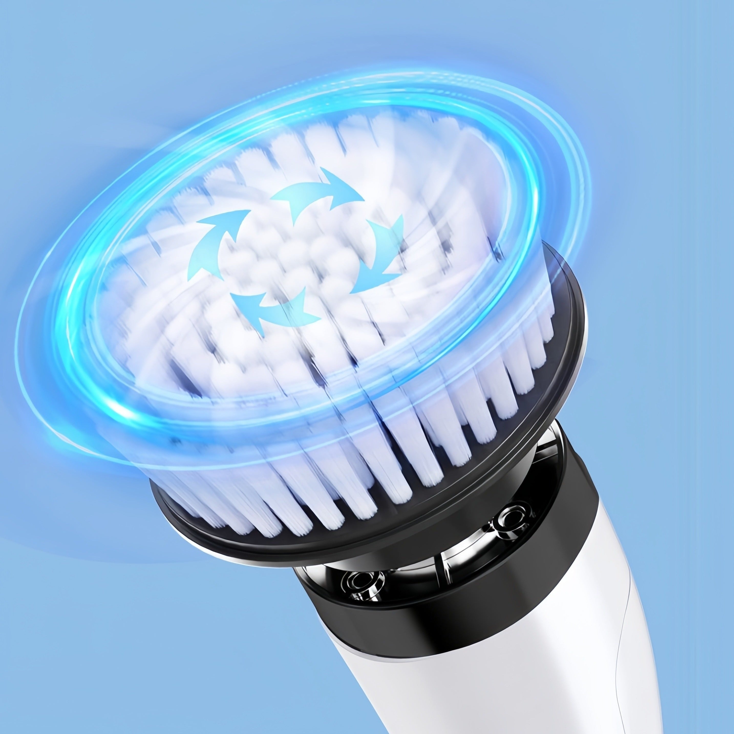 Elektr tozalash cho'tkasi to'qqizta bir joyda qo'l bilan ishlatiladigan ko'p funksiyali uzun tutqichli tortiladigan elektr cho'tka mopu to'plami