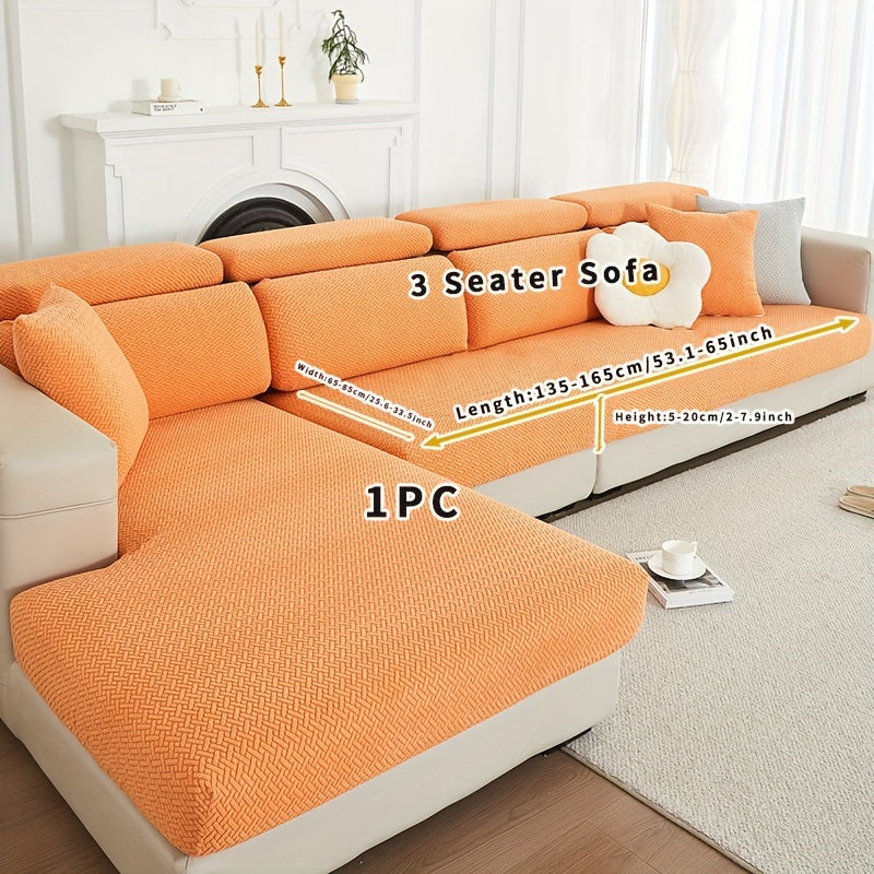 Чехол на диван для украшения гостиной, водонепроницаемый растягивающийся чехол на диван 70x70 дюймов