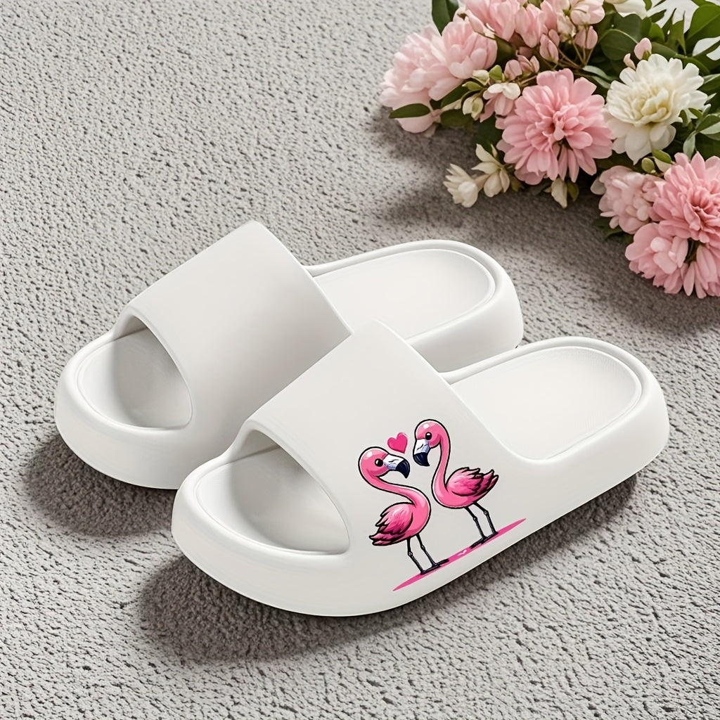 Унисекс тапочки из EVA с нескользящей подошвой для дома и улицы, черные и белые