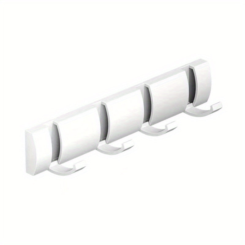 Black Foldable Wall Hook for Towels and Bathroom or Kitchen Storage