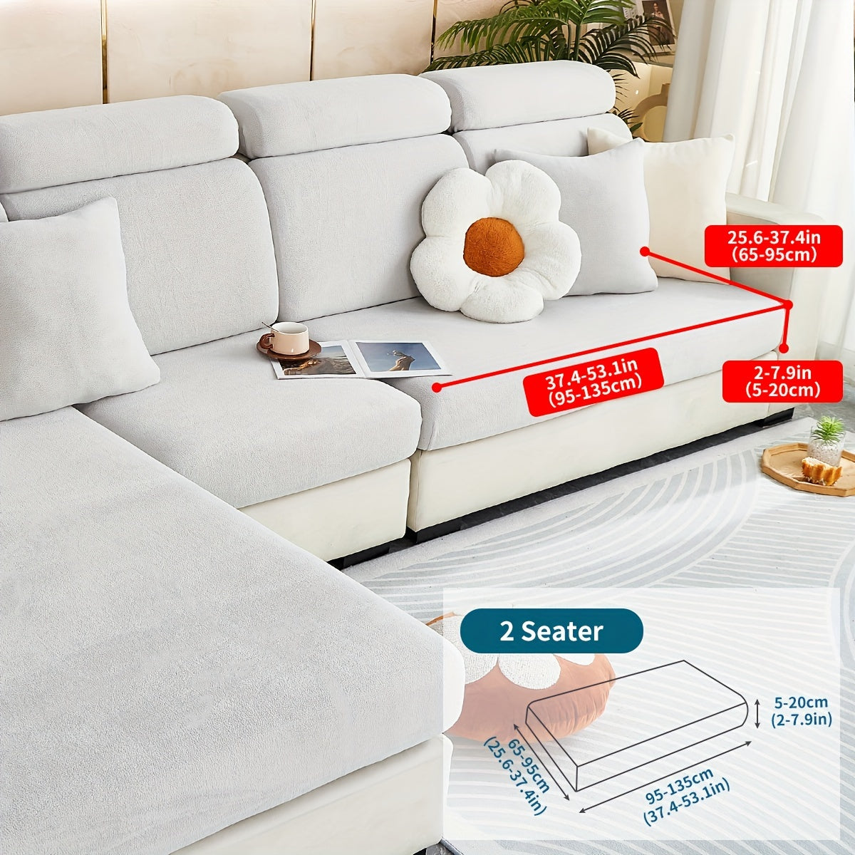 Нескользящая накидка на диван для всех сезонов, пылезащитный защитный чехол для мебели