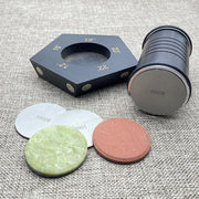 Afilador de cuchillos de cocina manual con infusión de diamantes, ángulos fijos de 12°, 15°, 18°, 20°, 22°, duradero