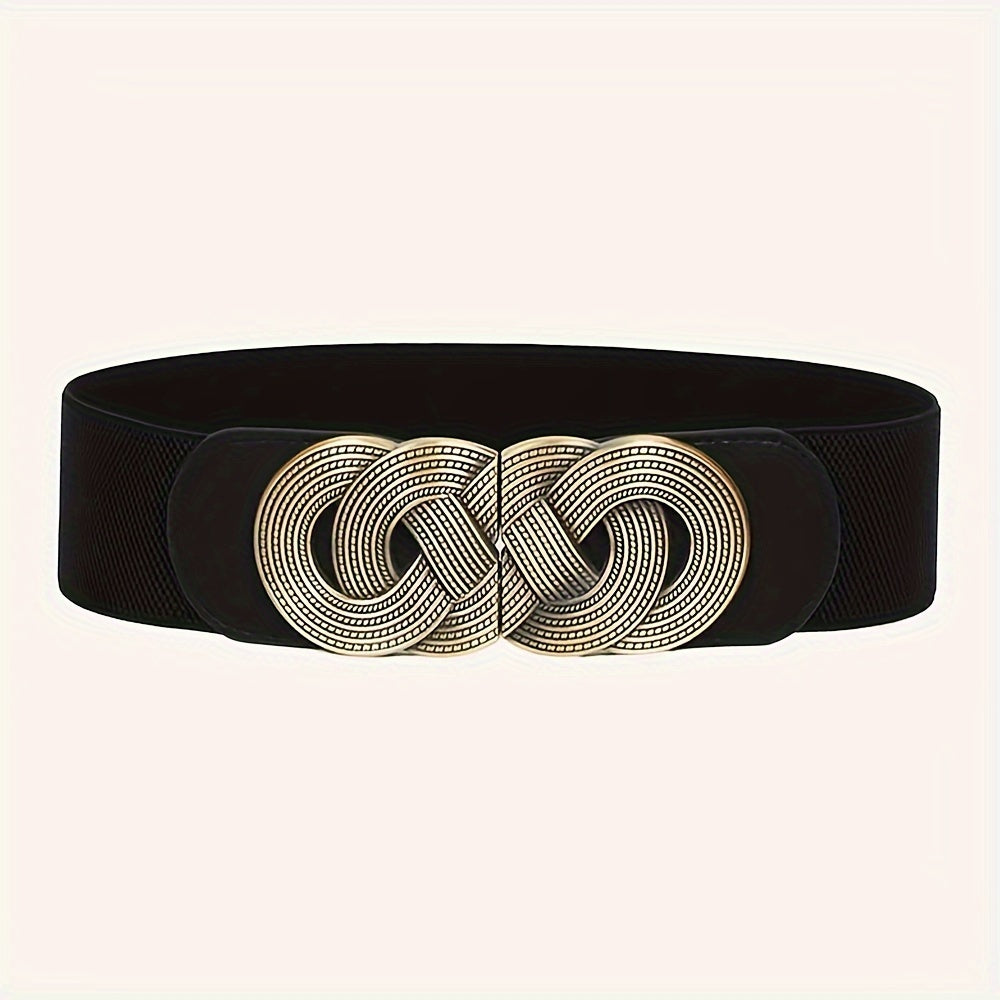 Женский ретро-пояс из эластичной кожзаменителя для пальто и платьев