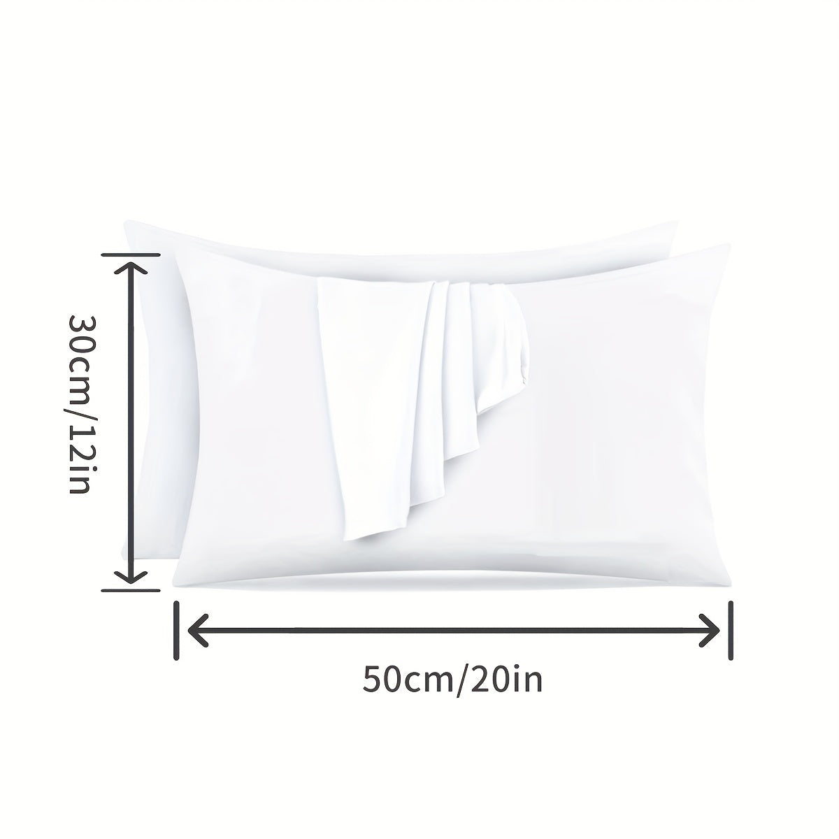 Waterproof Pillow Protector Cover 100% Polyester Breathable Zipper Closure