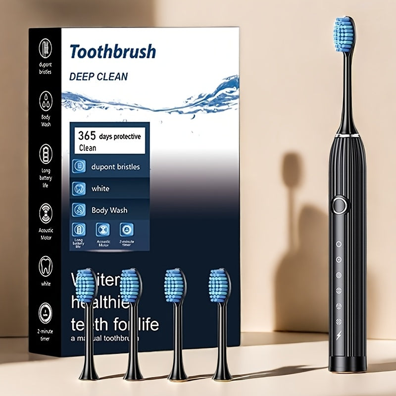 Electric Toothbrush for Couples Soft Bristles USB Rechargeable Oral Care