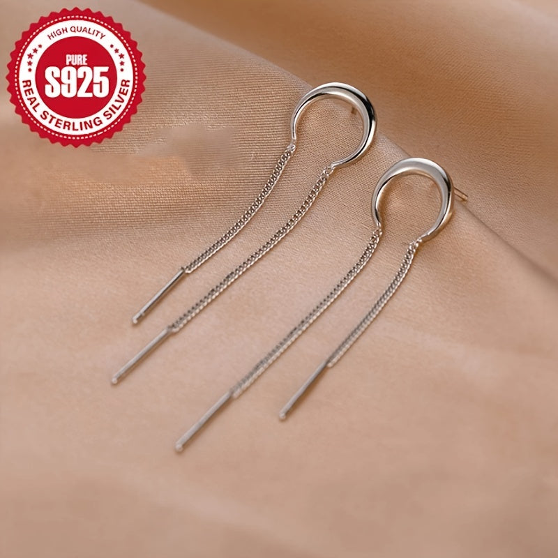 925 Kumush Yarmi Doira Zanjir Tasma Taqilishi Ayollar uchun Yengil va Gipoallergik