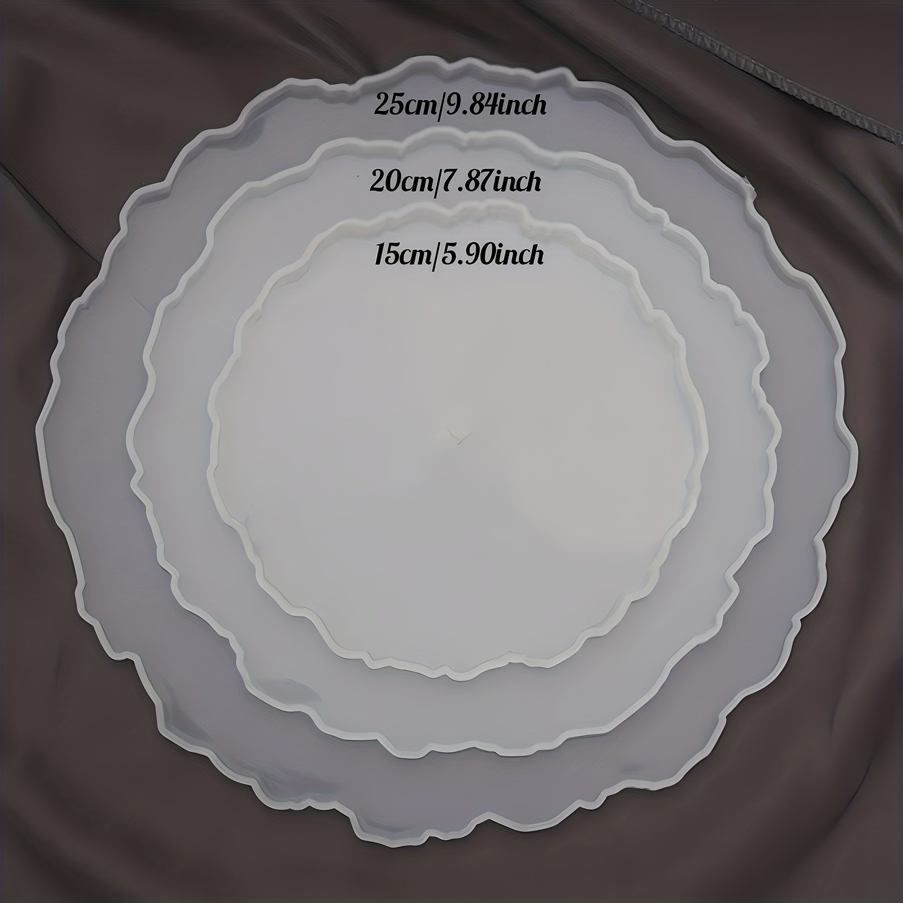 Silicone Resin Mold for Making Paper Cup Service Stands and Storage Trays 3-Layer