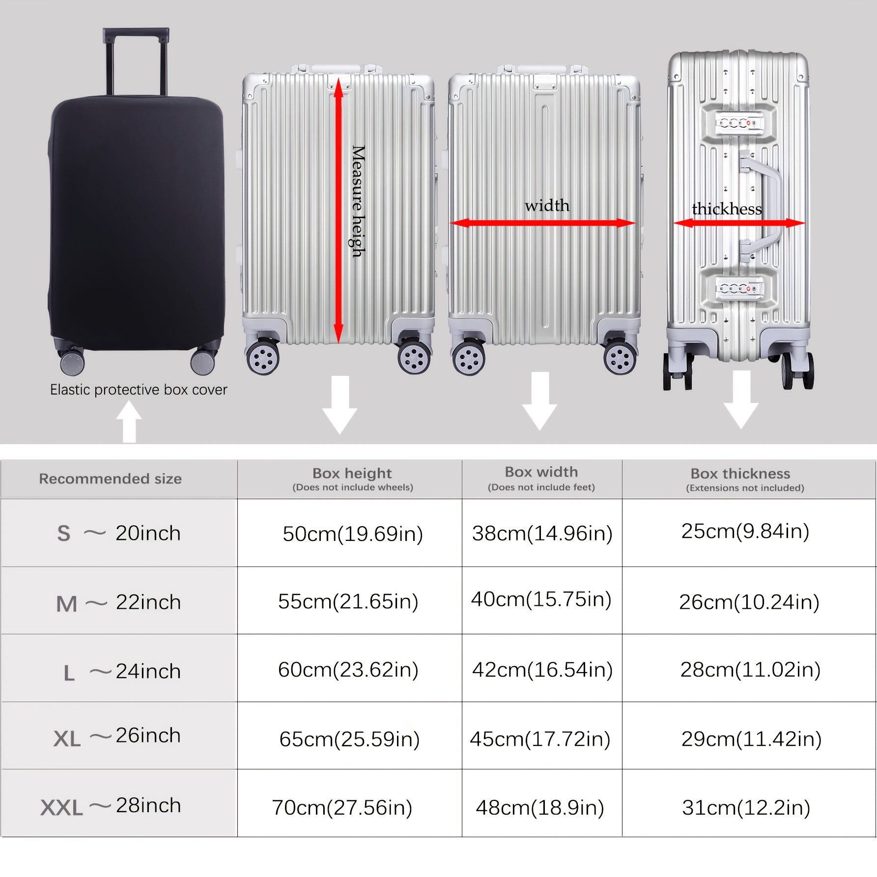 Vibrant Floral Butterfly Luggage Cover Polyester TSA-Approved 50.8-71.12 cm