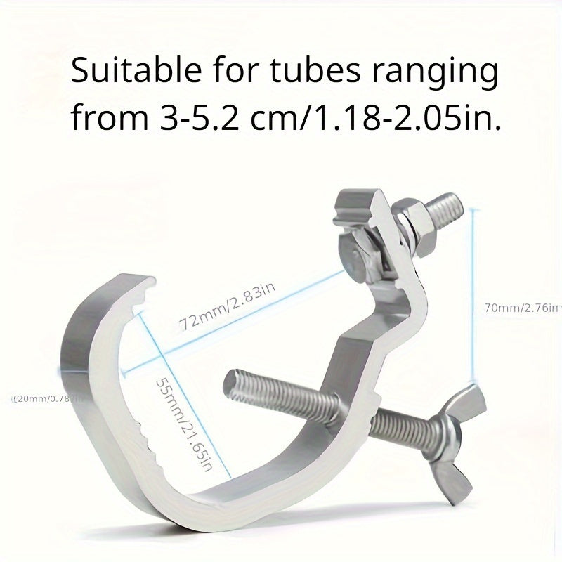 Adjustable Stage Light Hooks Sets for Par and Beam Lights Silver Grey 1 4 10 pcs