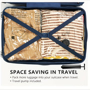 4/8 Piece Storage and Organization Bag Set with Manual Pump for Closet Space Saving