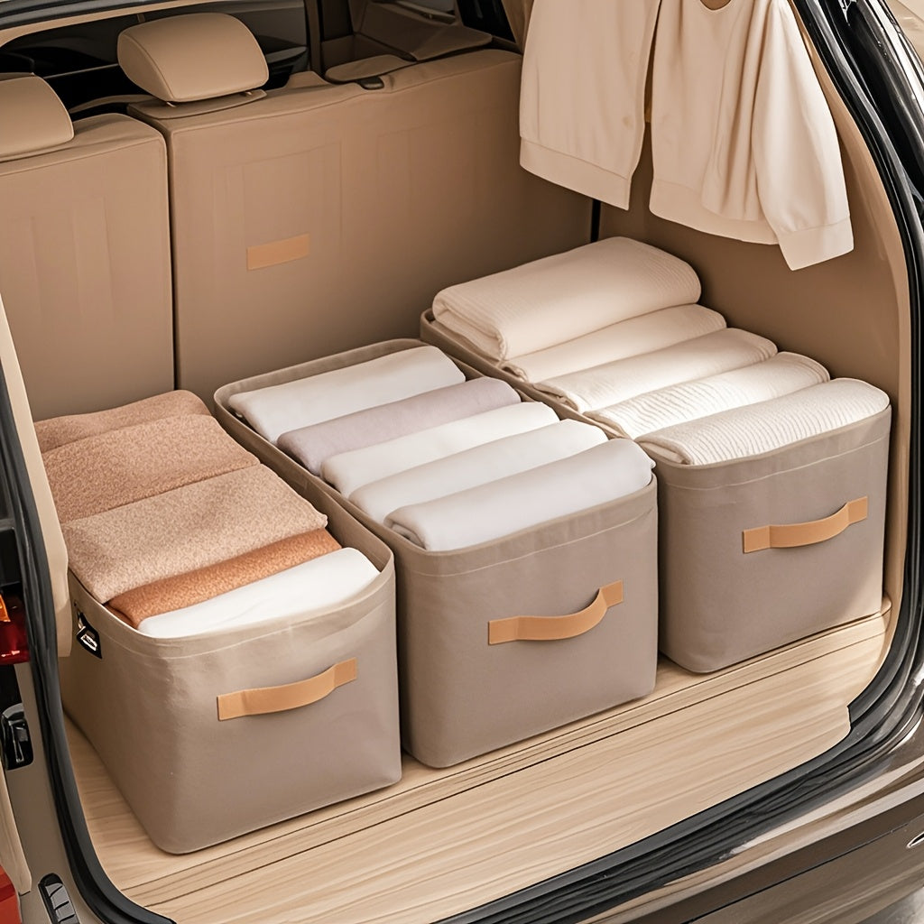 Прочный корзина из стального каркаса для хранения в офисе или автомобиле, идеально подходит для хранения различных предметов, включая одежду, инструменты и необходимые вещи для дома или общежития.