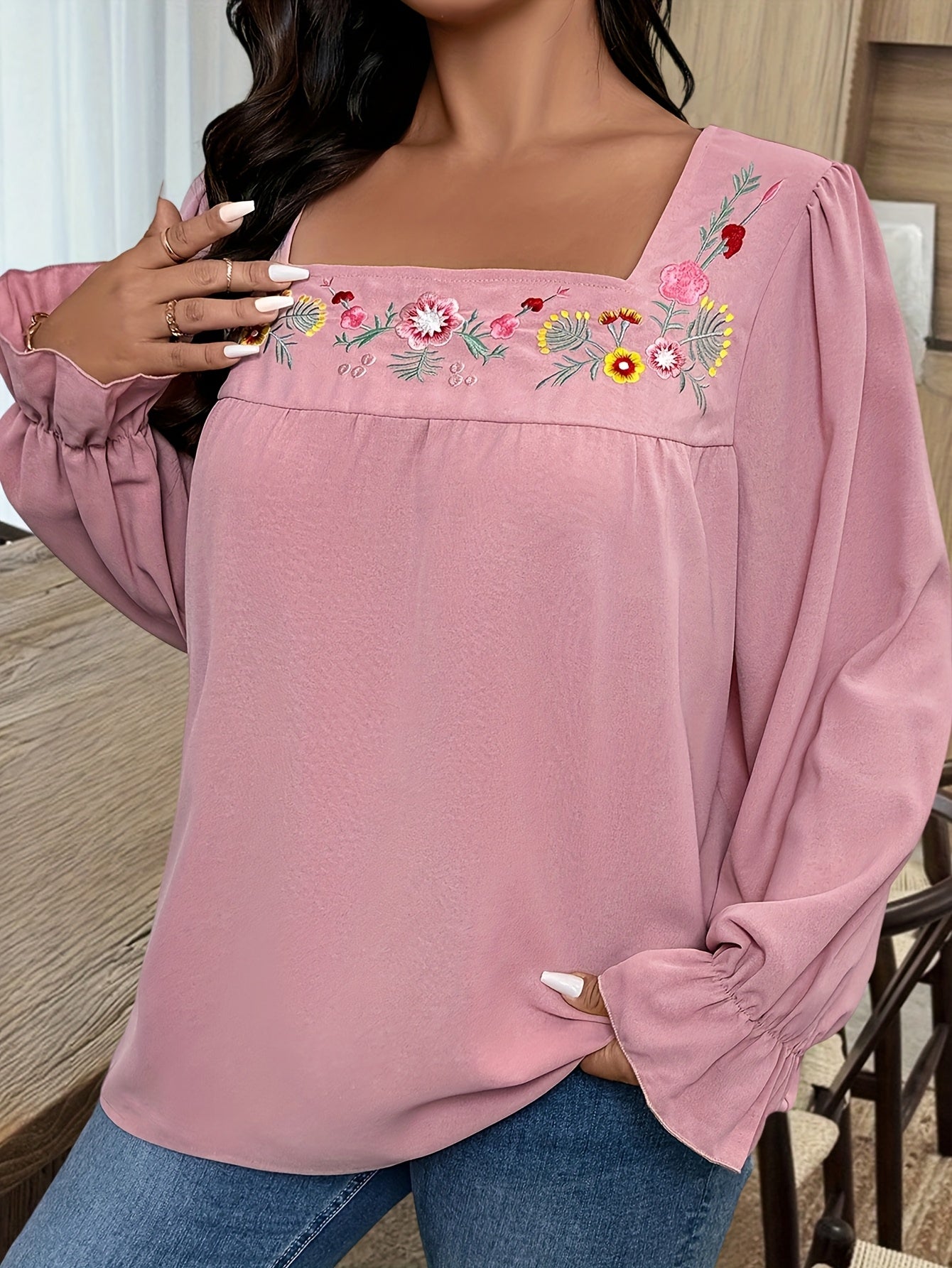 Plus o'lcham ayollar uchun xomashyo sariq bluz uzun qolli kundalik ko'ylak barcha mavsum uchun