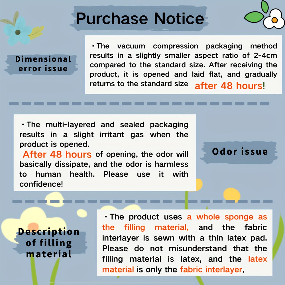 High Resilience Quilted Latex Mattress with Flower Pattern Breathable Non-slip Foldable