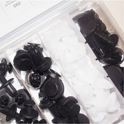 100 Pcs Car Plastic Rivets Fasteners Bumper Retainer Clips Door Trim