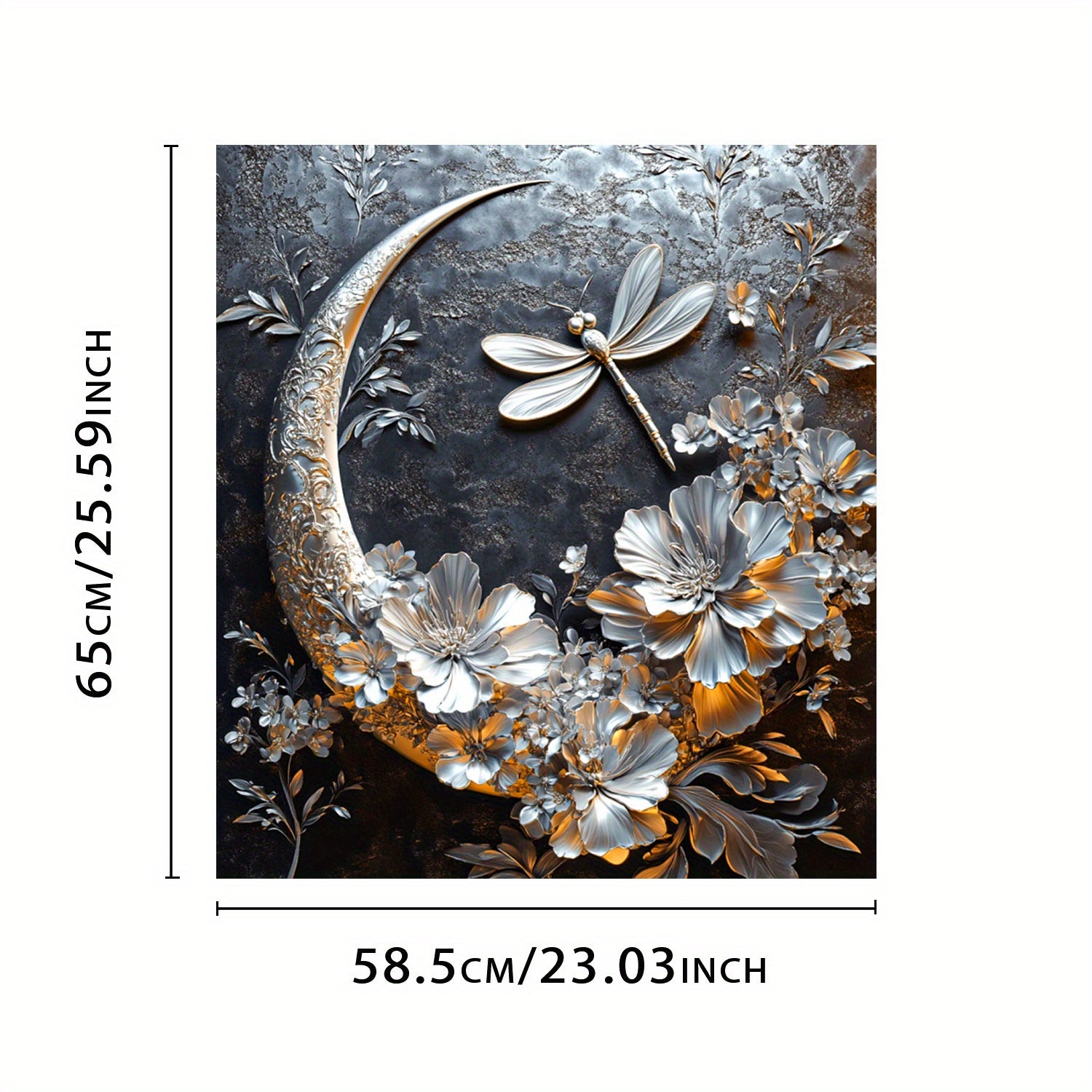 Oltin oy drujba gulchambarli idish yuvish mashinasi magnit qopqog'i suv o'tkazmaydigan issiqqa chidamli PVC stiker 58.5x65 sm oshxona dekoratsiyasi