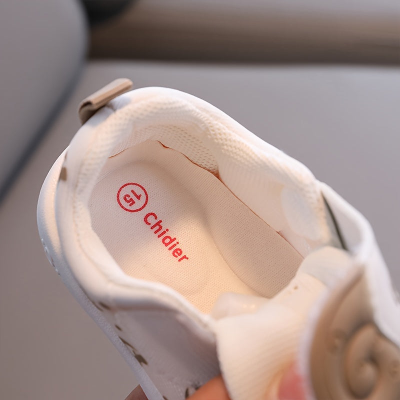 Kichkina erkaklar va qizlar uchun yumshoq taglikli yurish poyabzali Bahor Kuz anti-silj tarmoq kundalik chaqaloq poyabzali