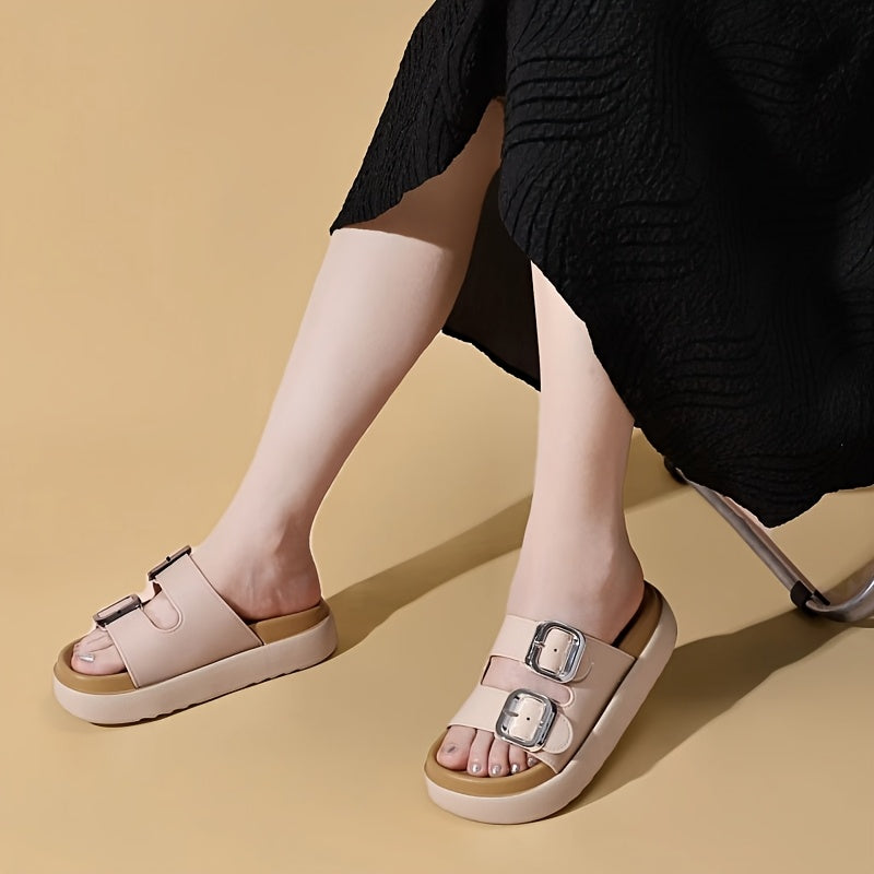 Women's Summer Slip-On Slippers Flat-Bottom Loafers Anti-slip Breathable