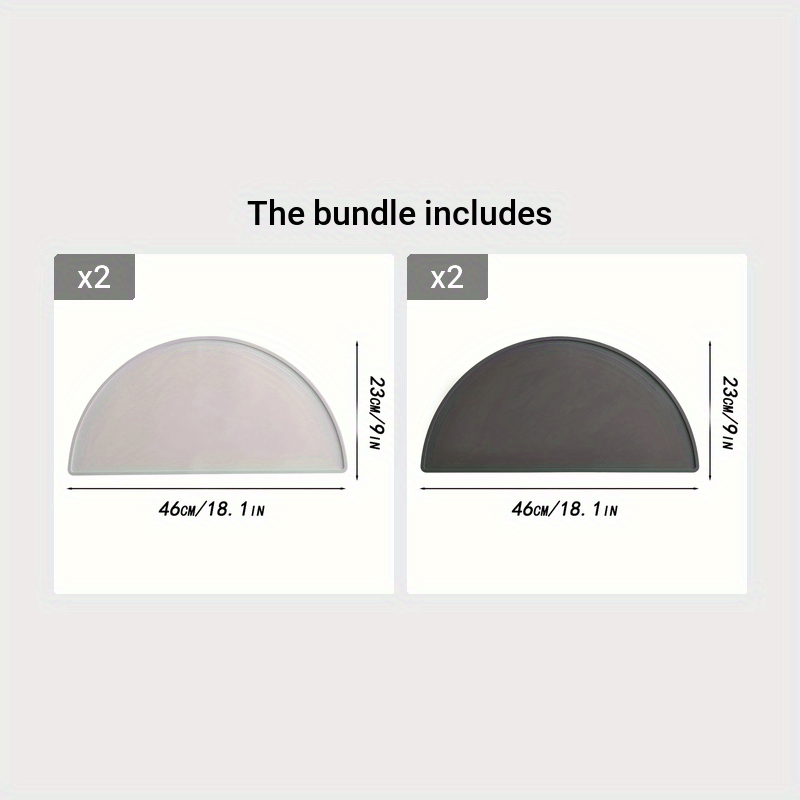 Small Dogs and Cats Silicone Feeding Mat Non-Slip Heat-Resistant Easy to Clean