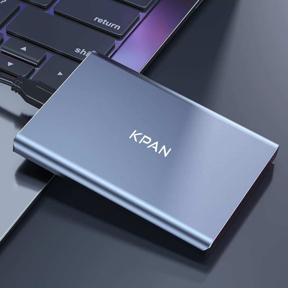 KPAN Portativ USB 3.0 Tashqi Qattiq Disk yuqori tezlikda ma'lumot uzatish uchun, katta sig'im (1TB/500GB/320GB), shaxsiy kompyuterlar, noutbuklar, smartfonlar va boshqalar bilan mos keladi.