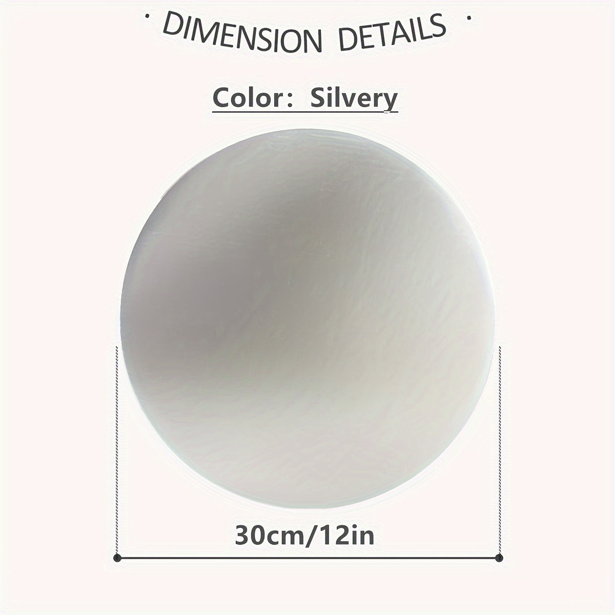 10 Pieces Round Silver Cake Boards Disposable Cake Bases for Decorating and Serving