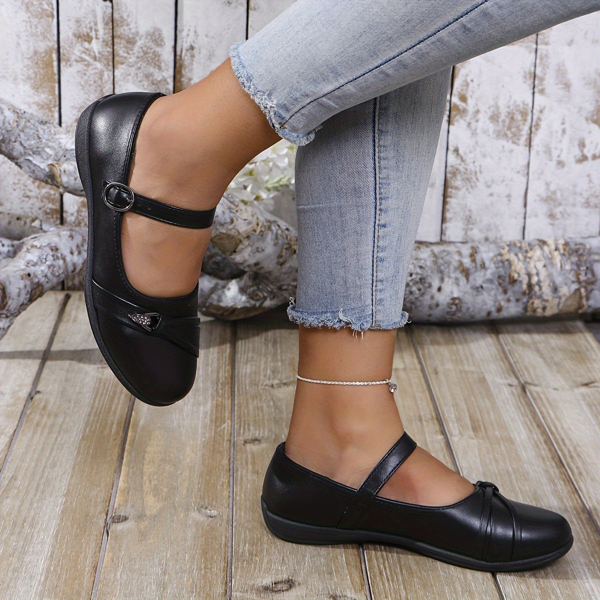 Women Flat Shoes Casual Loafers Skirt Shoes Low Cut Comfortable