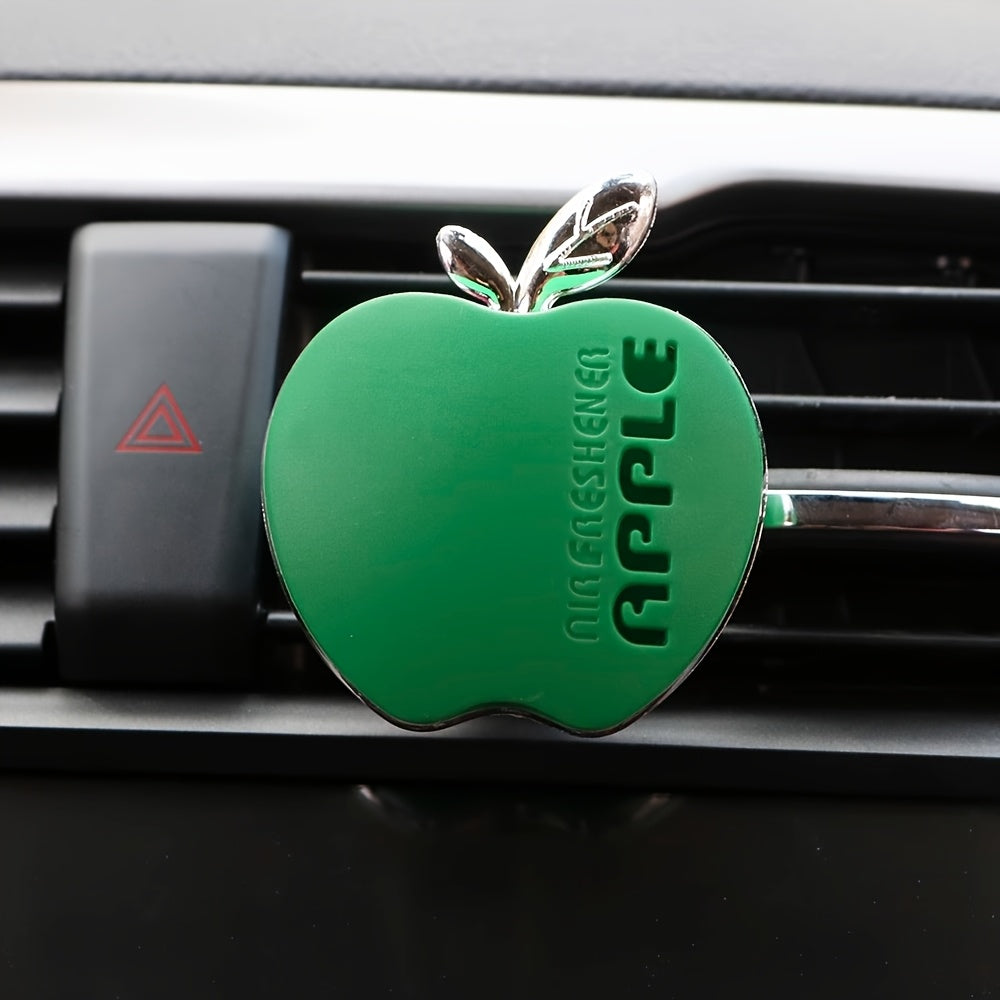 Avtomobil uchun aksessuarlar Olma shaklidagi avtomobil havo tozalagichi Ko'p rangli, uzoq davom etadigan hid