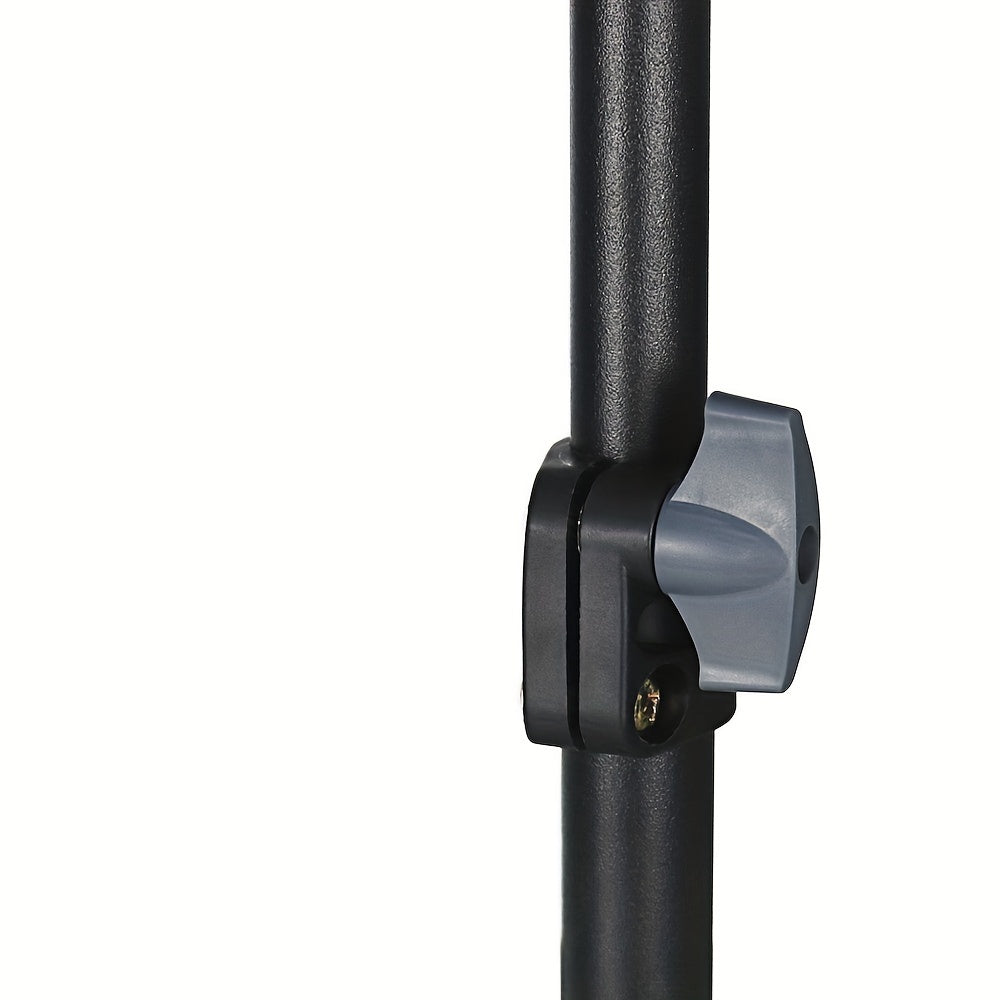 Soporte para proyector ajustable en altura con bandeja, trípode plegable para uso en exteriores e interiores, negro