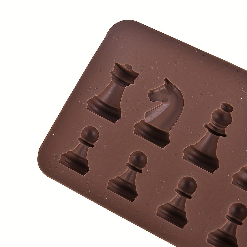 Chess Chocolate Mold 3D Silicone for Candy, Fondant, Biscuits, Baking Tools