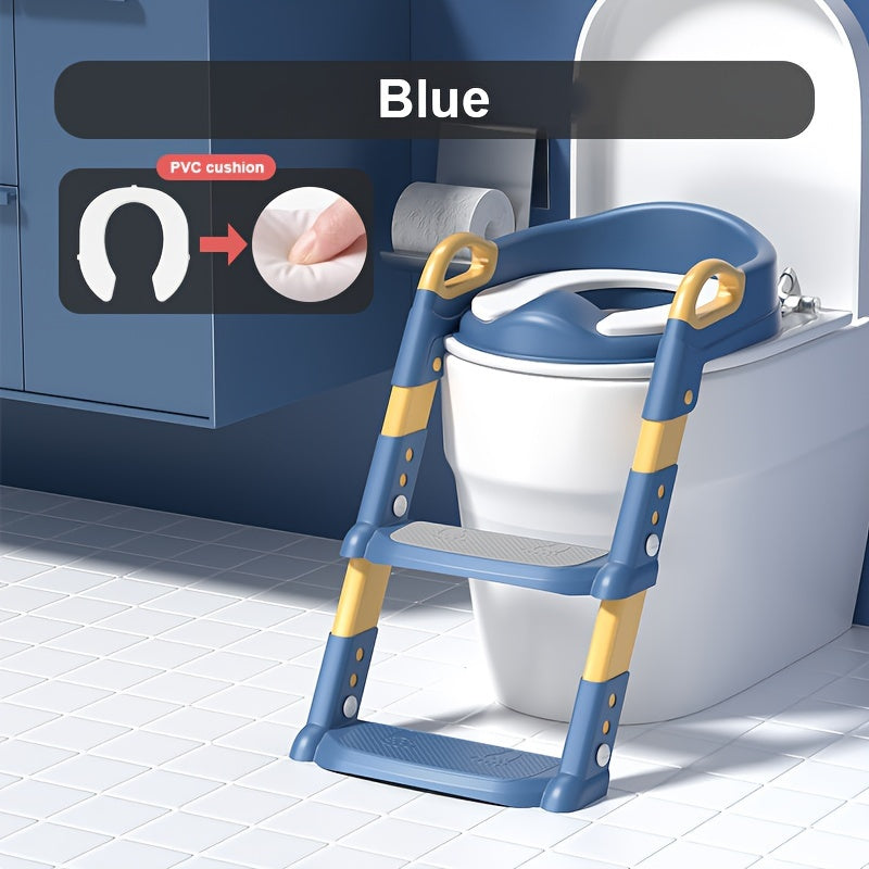 Children's Foldable Toilet Seat with Ladder for Potty Training