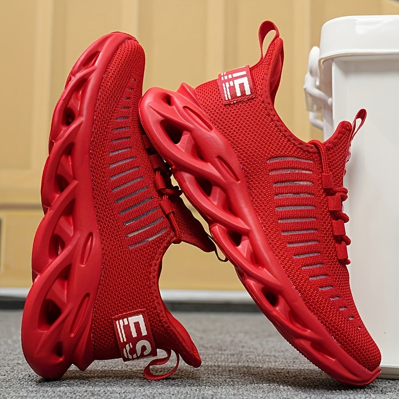 Men's Breathable Shock Absorption Non-Slip Casual Sneakers for Jogging and Walking